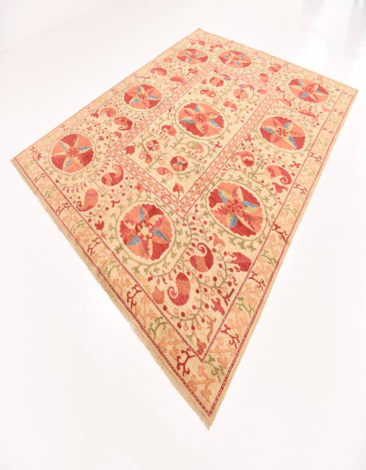 Detail image of  8' 4 x 10' 5  Hand Knotted Ariana Ziegler Rug