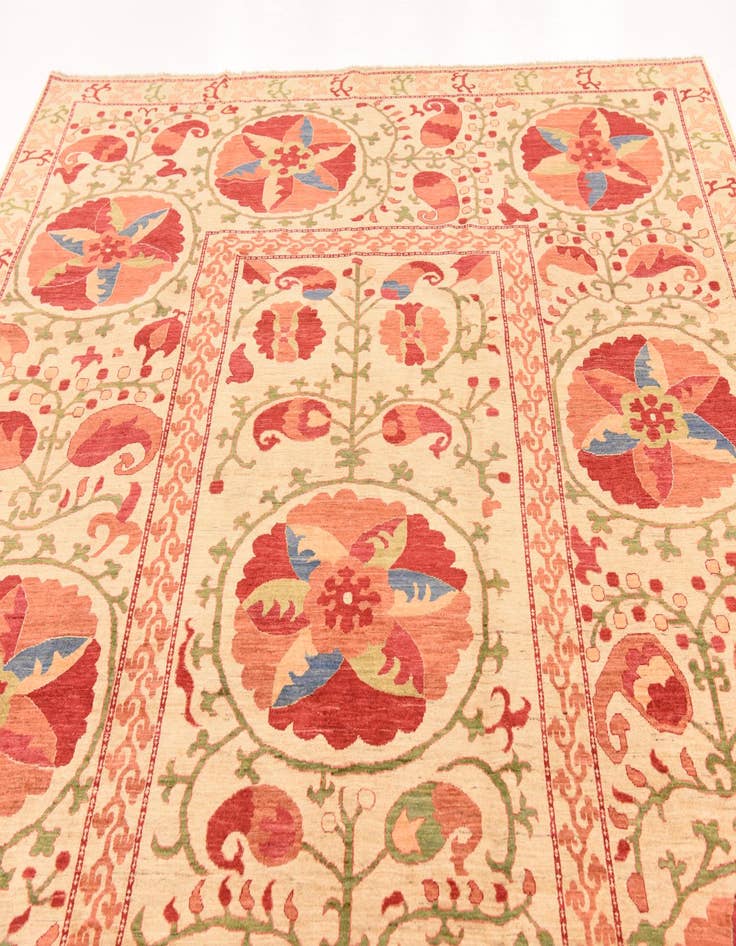 Detail image of  8' 4 x 10' 5  Hand Knotted Ariana Ziegler Rug