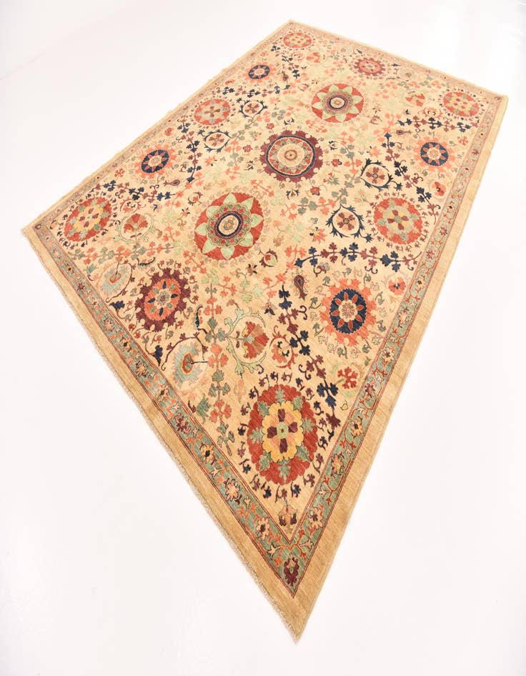 Detail image of  8' 2 x 10' 8  Hand Knotted Ariana Ziegler Rug