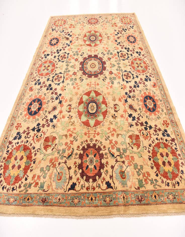 Detail image of  8' 2 x 10' 8  Hand Knotted Ariana Ziegler Rug