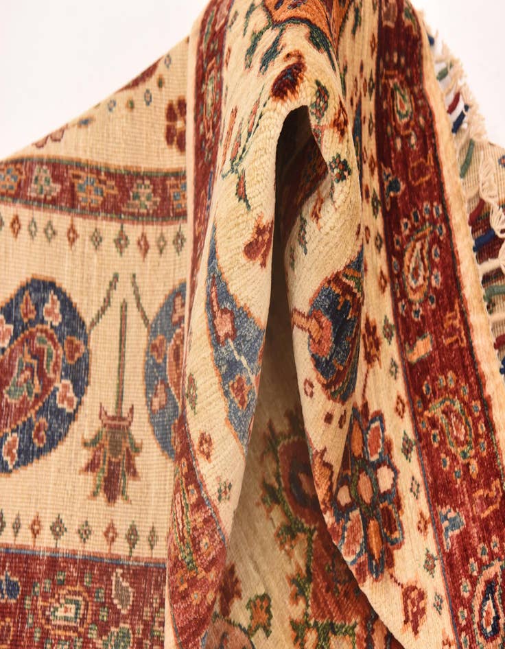 Detail image of  5' 10 x 7' 9  Hand Knotted Ariana Ziegler Rug