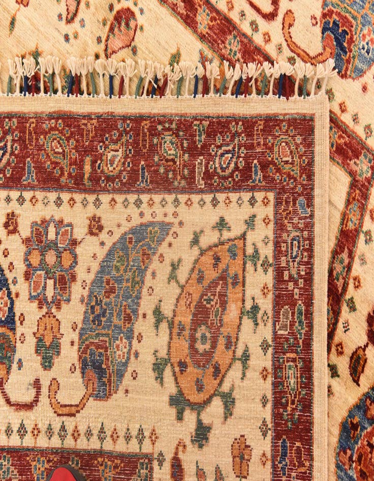 Detail image of  5' 10 x 7' 9  Hand Knotted Ariana Ziegler Rug