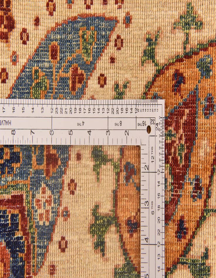 Detail image of  5' 9 x 8'  Hand Knotted Ariana Ziegler Rug