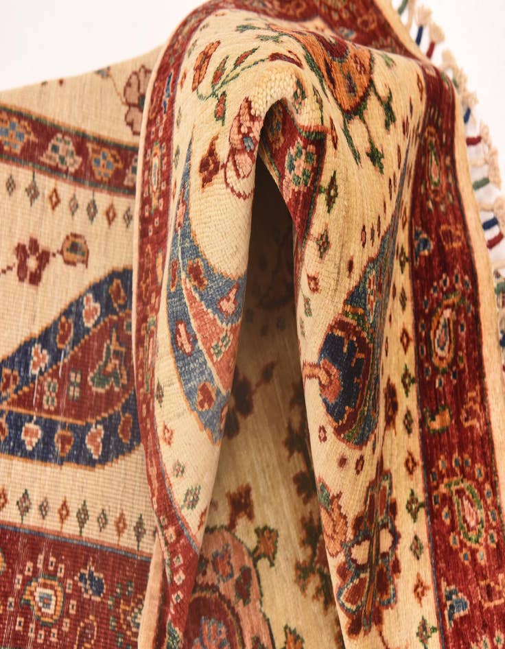 Detail image of  5' 9 x 8' 2  Hand Knotted Ariana Ziegler Rug