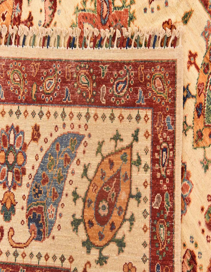 Detail image of  5' 9 x 8' 2  Hand Knotted Ariana Ziegler Rug