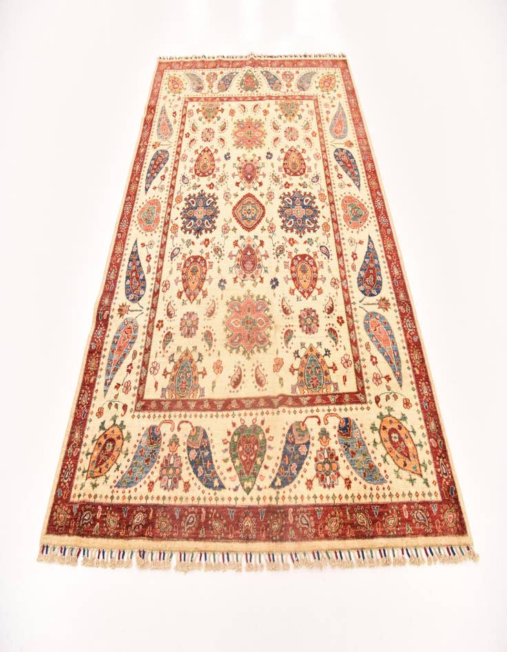 Detail image of  5' 9 x 8' 2  Hand Knotted Ariana Ziegler Rug