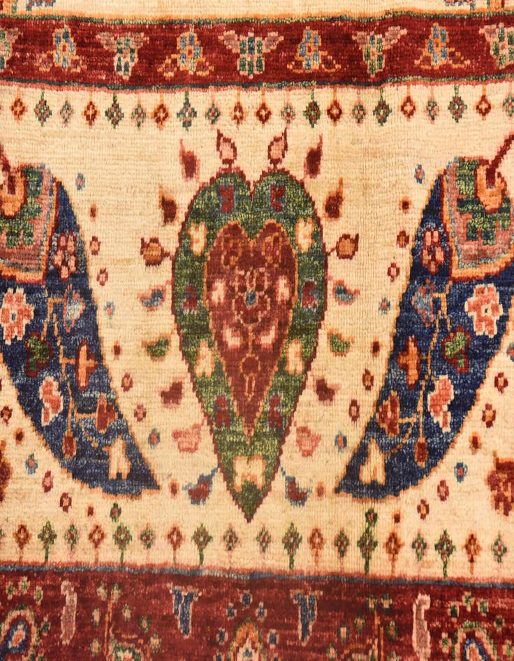 Detail image of  5' 9 x 8' 2  Hand Knotted Ariana Ziegler Rug