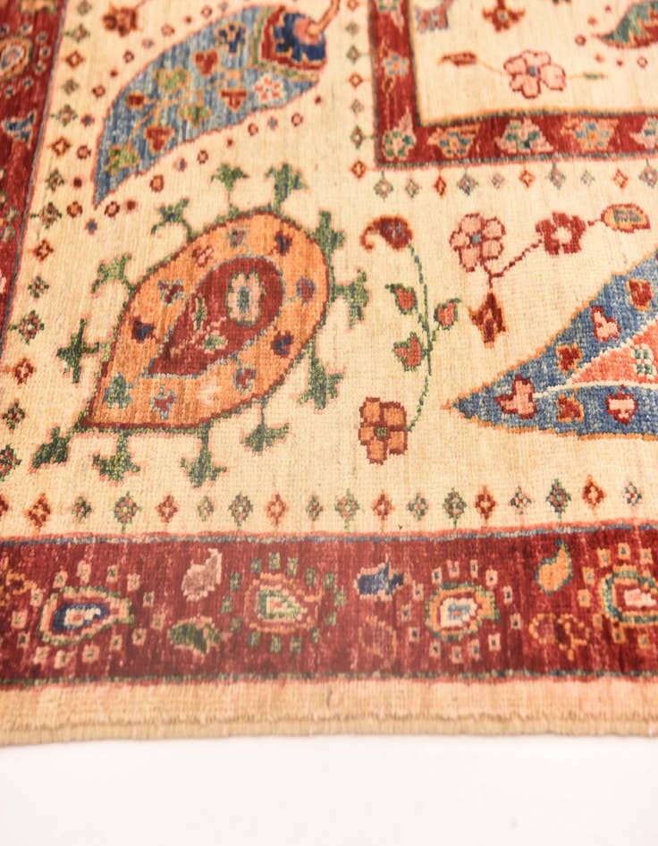 Detail image of  5' 9 x 8' 2  Hand Knotted Ariana Ziegler Rug