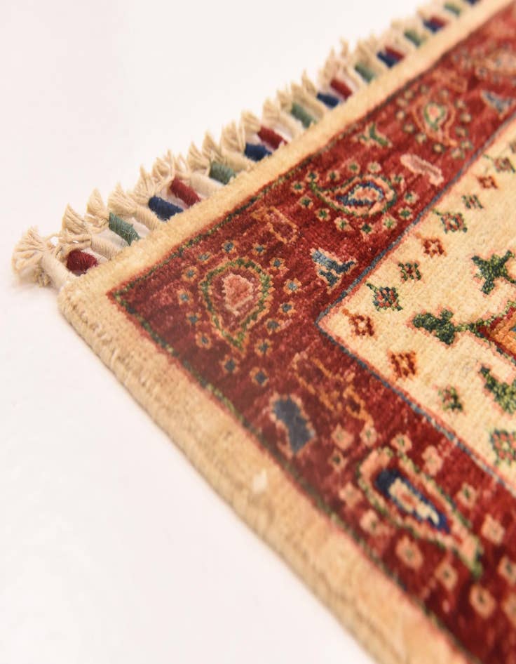 Detail image of  5' 9 x 8' 2  Hand Knotted Ariana Ziegler Rug