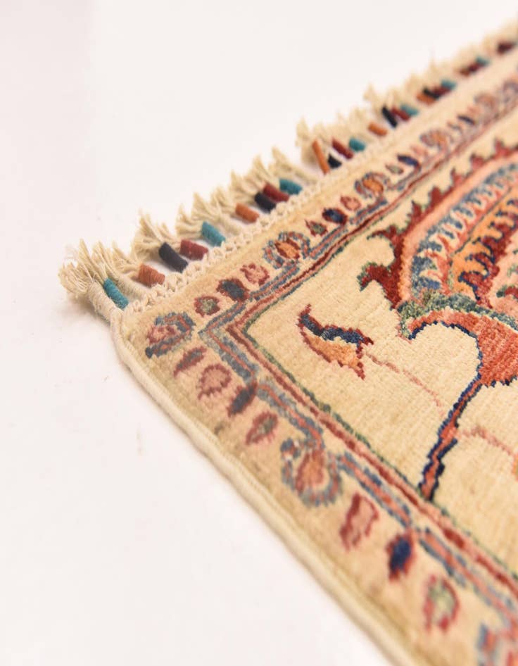 Detail image of  5' 7 x 7' 10  Hand Knotted Ariana Ziegler Rug