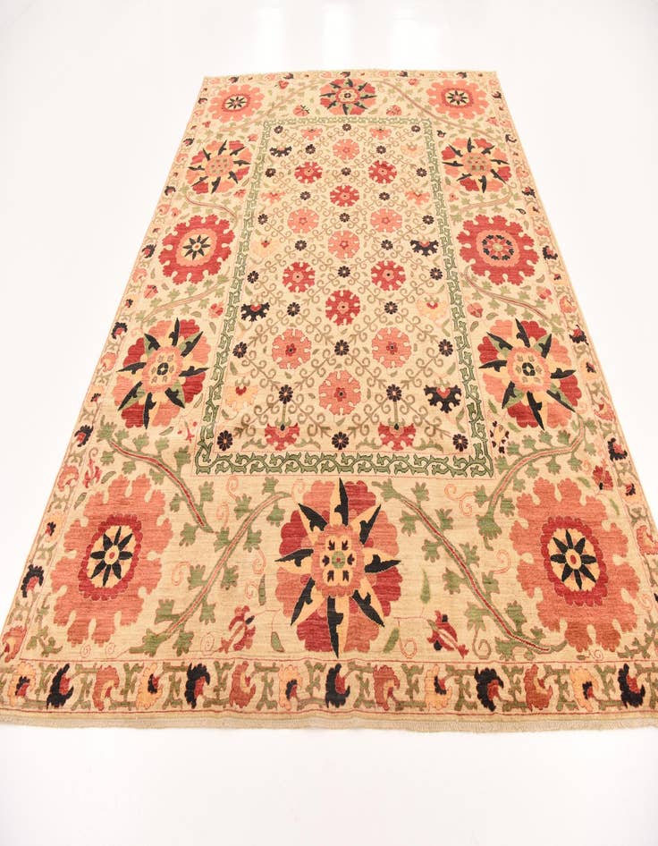 Detail image of  8' 2 x 10' 5  Hand Knotted Ariana Ziegler Oriental Rug