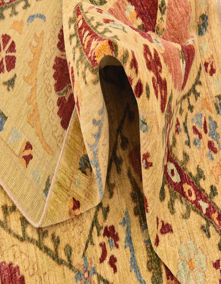 Detail image of  6' 10 x 10' 4  Hand Knotted Ariana Ziegler Oriental Rug