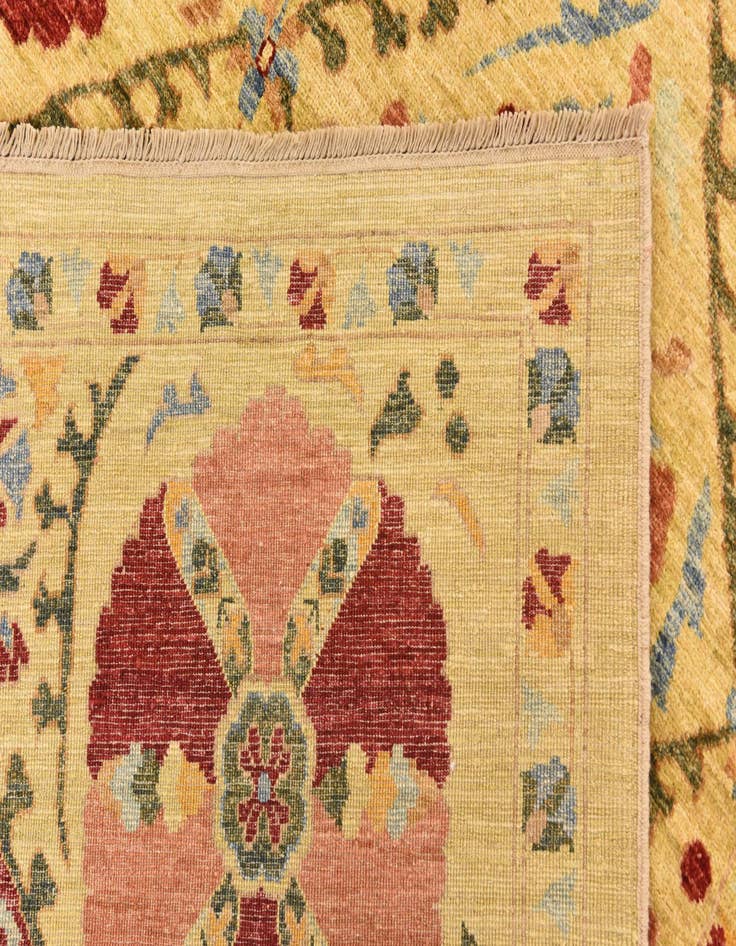 Detail image of  6' 10 x 10' 4  Hand Knotted Ariana Ziegler Oriental Rug