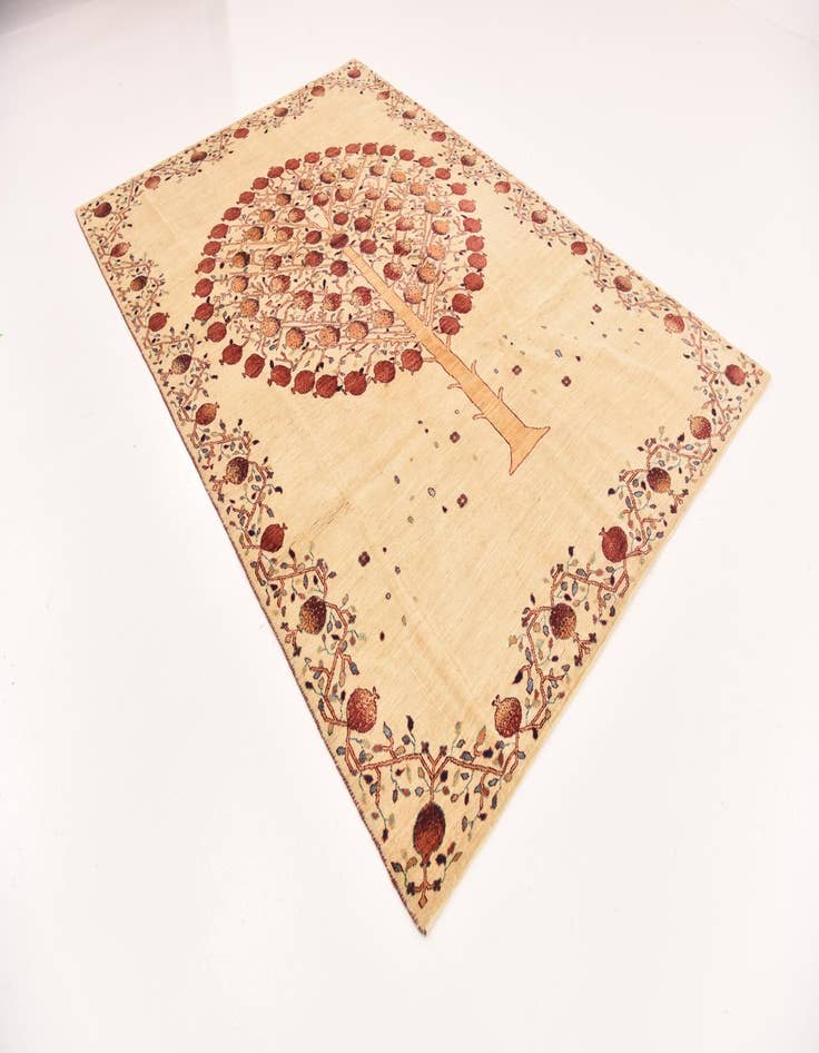 Detail image of  6' 4 x 9' 5  Hand Knotted Ariana Ziegler Wool Rug