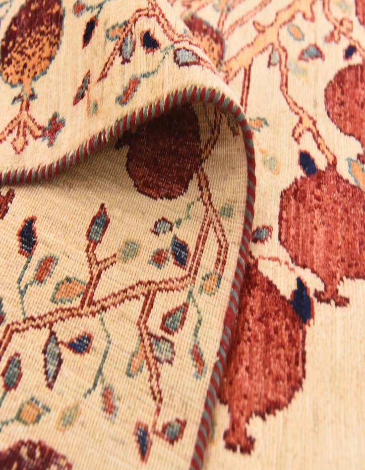 Detail image of  6' 4 x 9' 5  Hand Knotted Ariana Ziegler Wool Rug