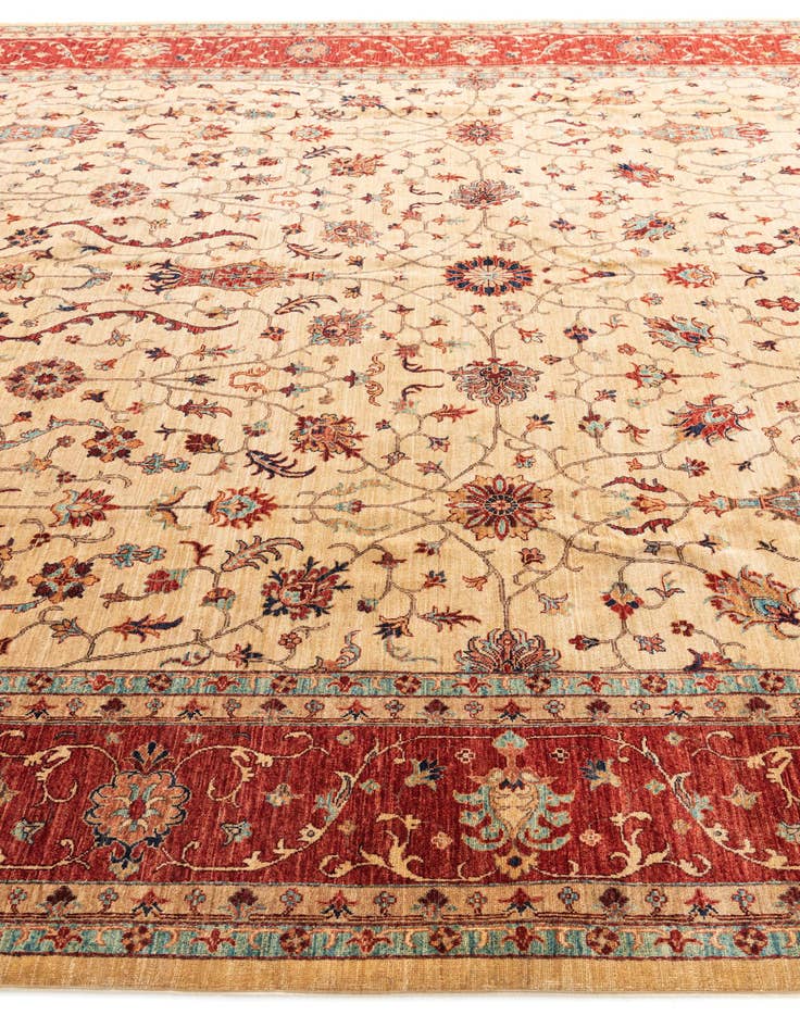 Detail image of  9' 10 x 13' 2  Hand Knotted Ariana Ziegler Oriental Rug