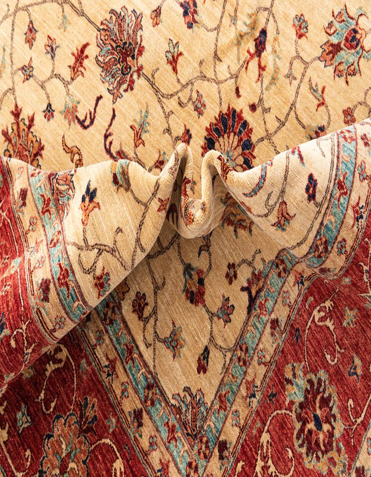 Detail image of  9' 10 x 13' 2  Hand Knotted Ariana Ziegler Oriental Rug