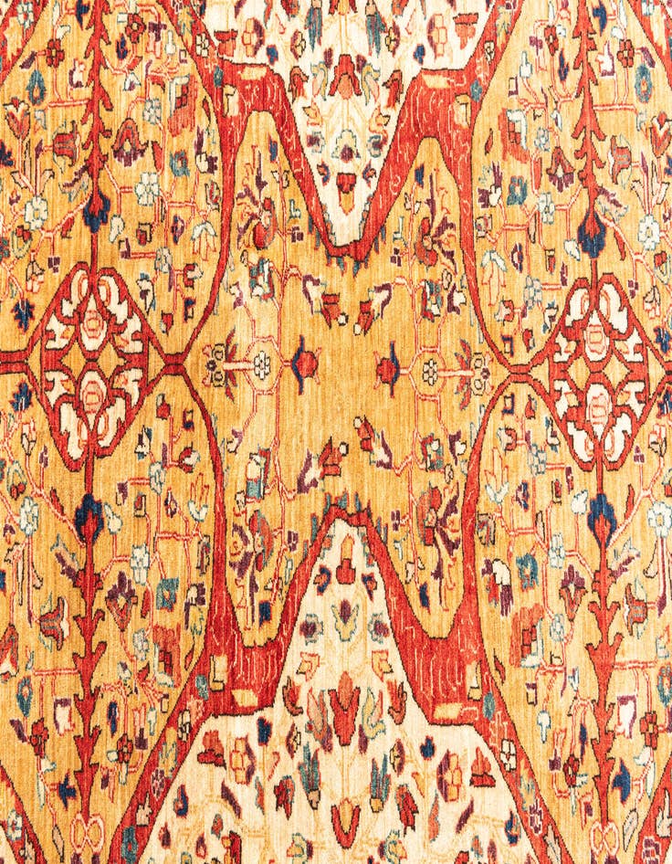 Detail image of  5' 7 x 7' 7  Hand Knotted Ariana Ziegler Oriental Rug
