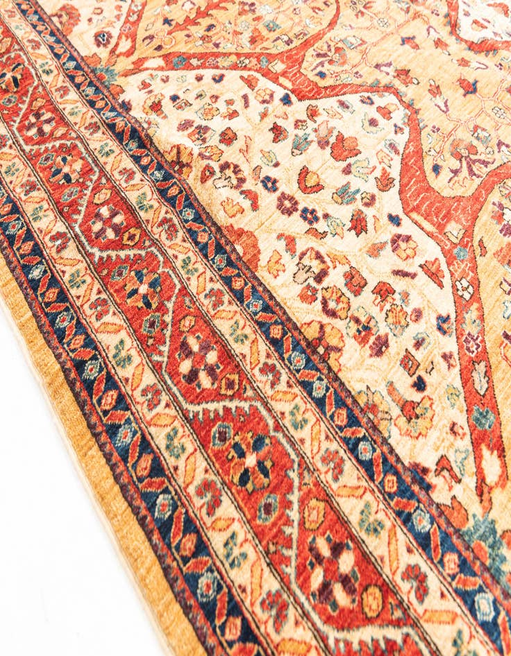 Detail image of  5' 7 x 7' 7  Hand Knotted Ariana Ziegler Oriental Rug