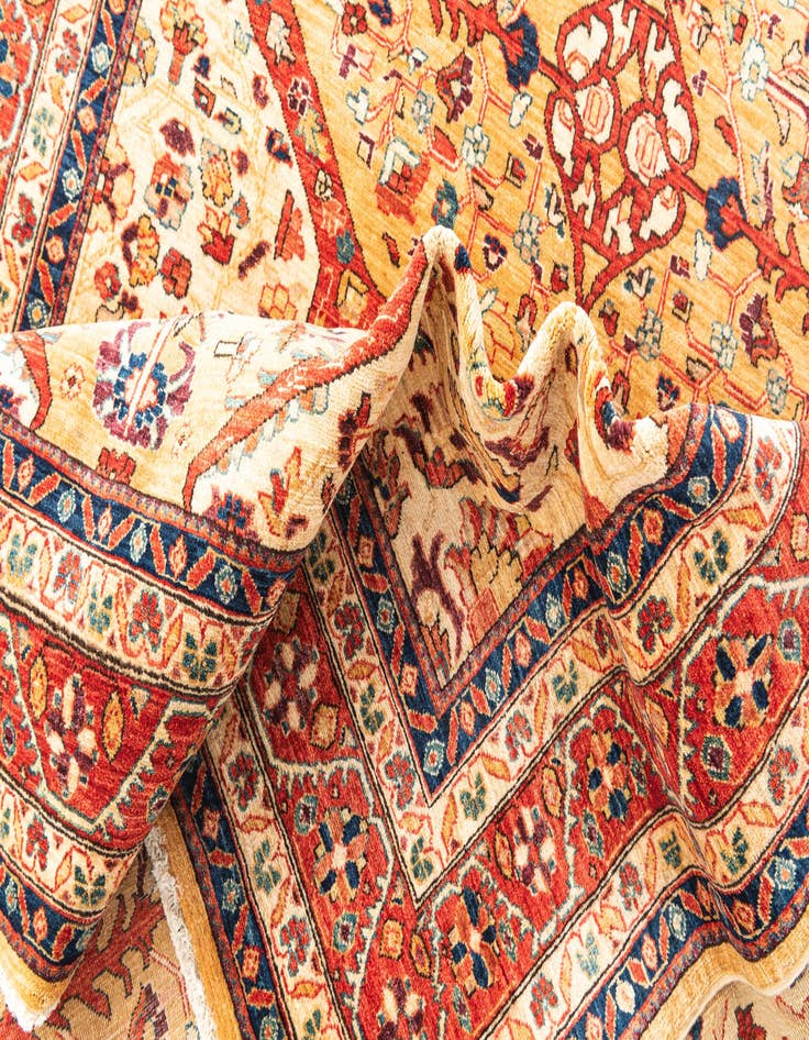 Detail image of  5' 7 x 7' 7  Hand Knotted Ariana Ziegler Oriental Rug