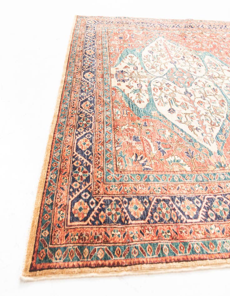 Detail image of  5' 8 x 8' 1  Hand Knotted Ariana Ziegler Oriental Rug