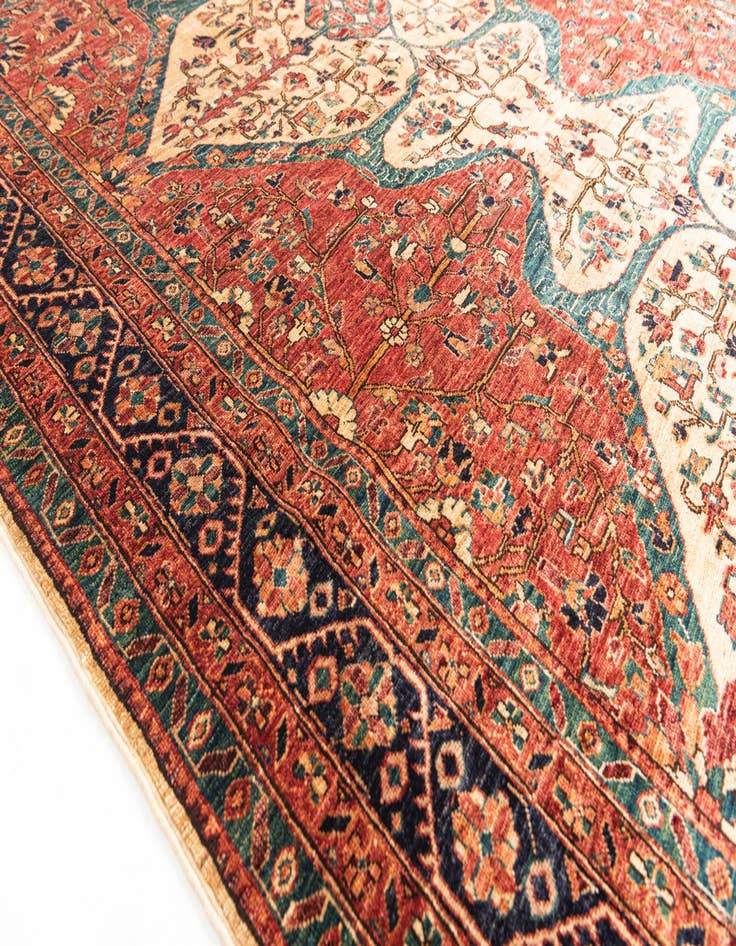 Detail image of  5' 8 x 8' 1  Hand Knotted Ariana Ziegler Oriental Rug