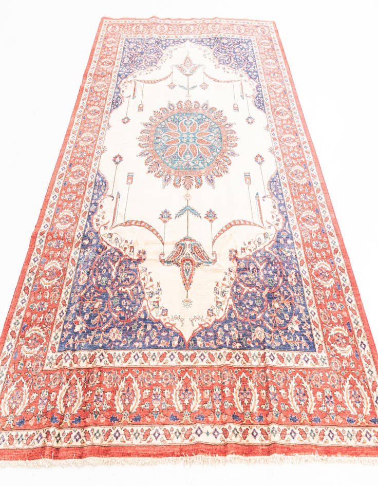 Detail image of  6' 5 x 9' 4  Hand Knotted Ariana Ziegler Oriental Rug