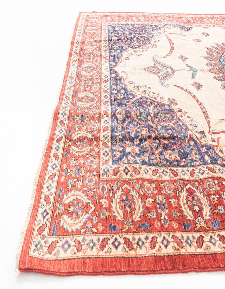 Detail image of  6' 5 x 9' 4  Hand Knotted Ariana Ziegler Oriental Rug