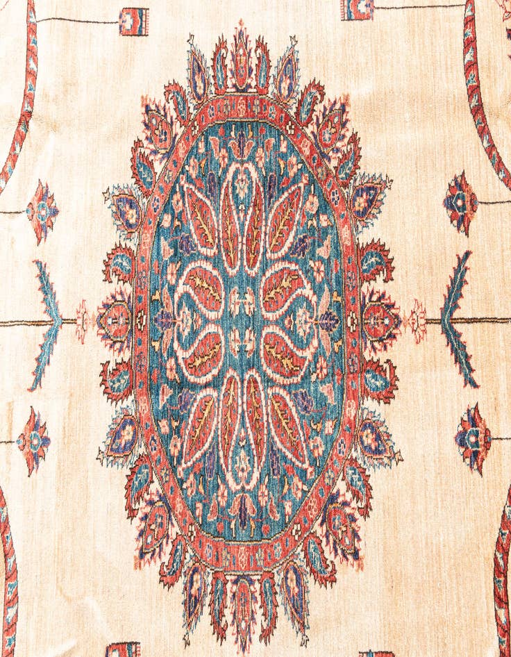 Detail image of  6' 5 x 9' 4  Hand Knotted Ariana Ziegler Oriental Rug