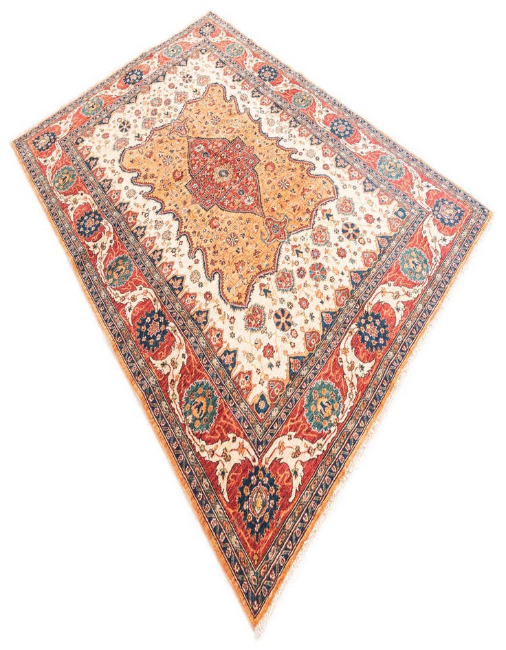 Detail image of  5' 9 x 8'  Hand Knotted Ariana Ziegler Rug