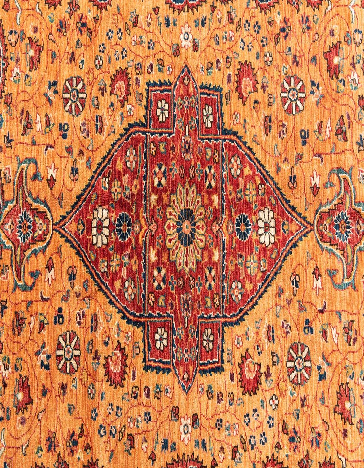 Detail image of  5' 9 x 8'  Hand Knotted Ariana Ziegler Rug