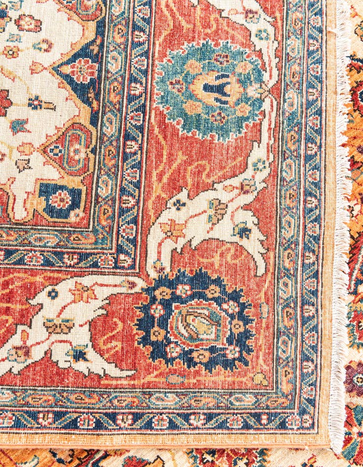 Detail image of  5' 9 x 8'  Hand Knotted Ariana Ziegler Rug