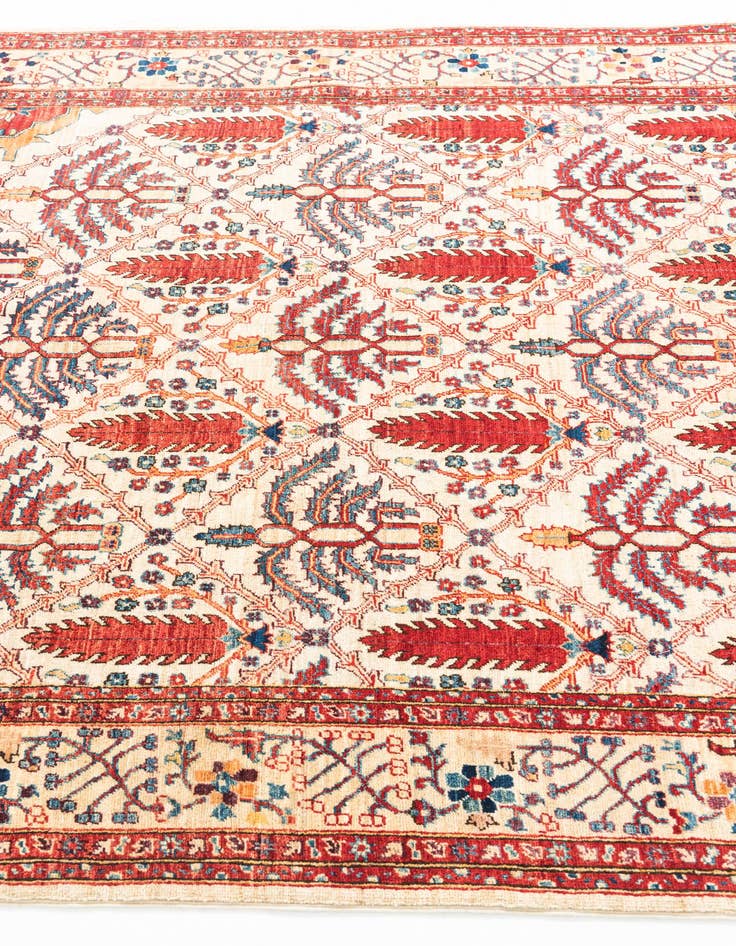 Detail image of  4' 10 x 6' 5  Hand Knotted Ariana Ziegler Oriental Rug