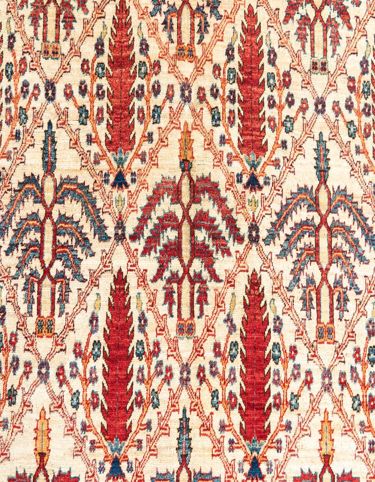 Detail image of  4' 10 x 6' 5  Hand Knotted Ariana Ziegler Oriental Rug