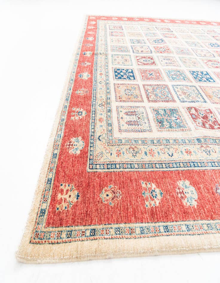 Detail image of  10' x 13' 7  Hand Knotted Ariana Ziegler Rug