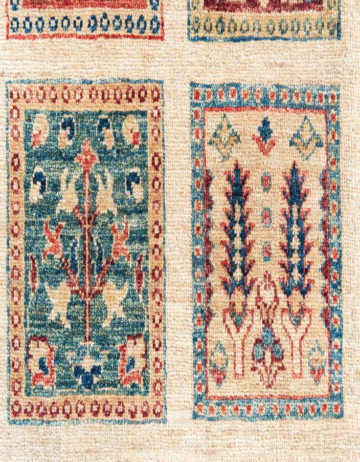 Detail image of  10' x 13' 7  Hand Knotted Ariana Ziegler Rug