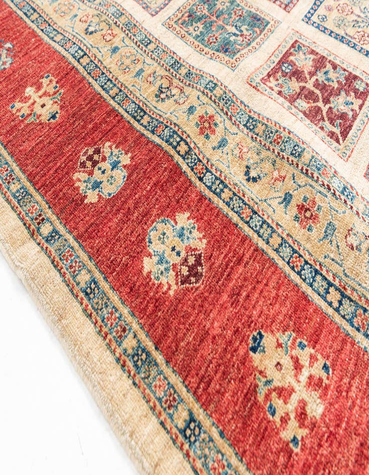 Detail image of  10' x 13' 7  Hand Knotted Ariana Ziegler Rug