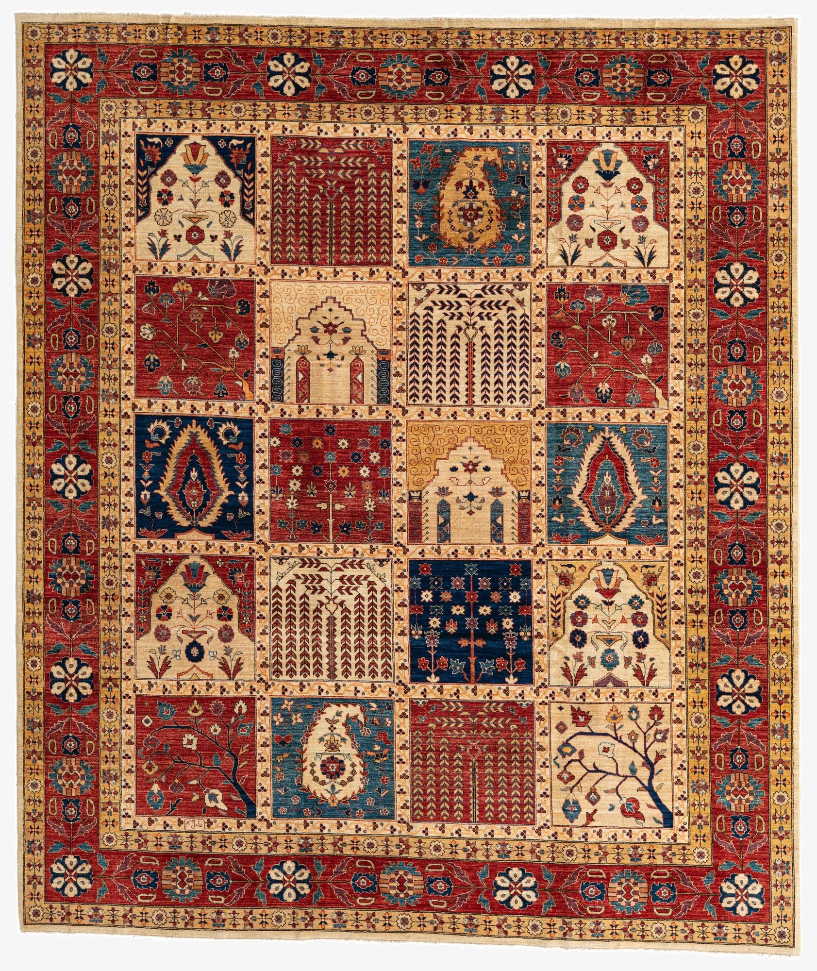  8' 3 x 9' 8  Hand Knotted Ariana Ziegler Oriental Rug