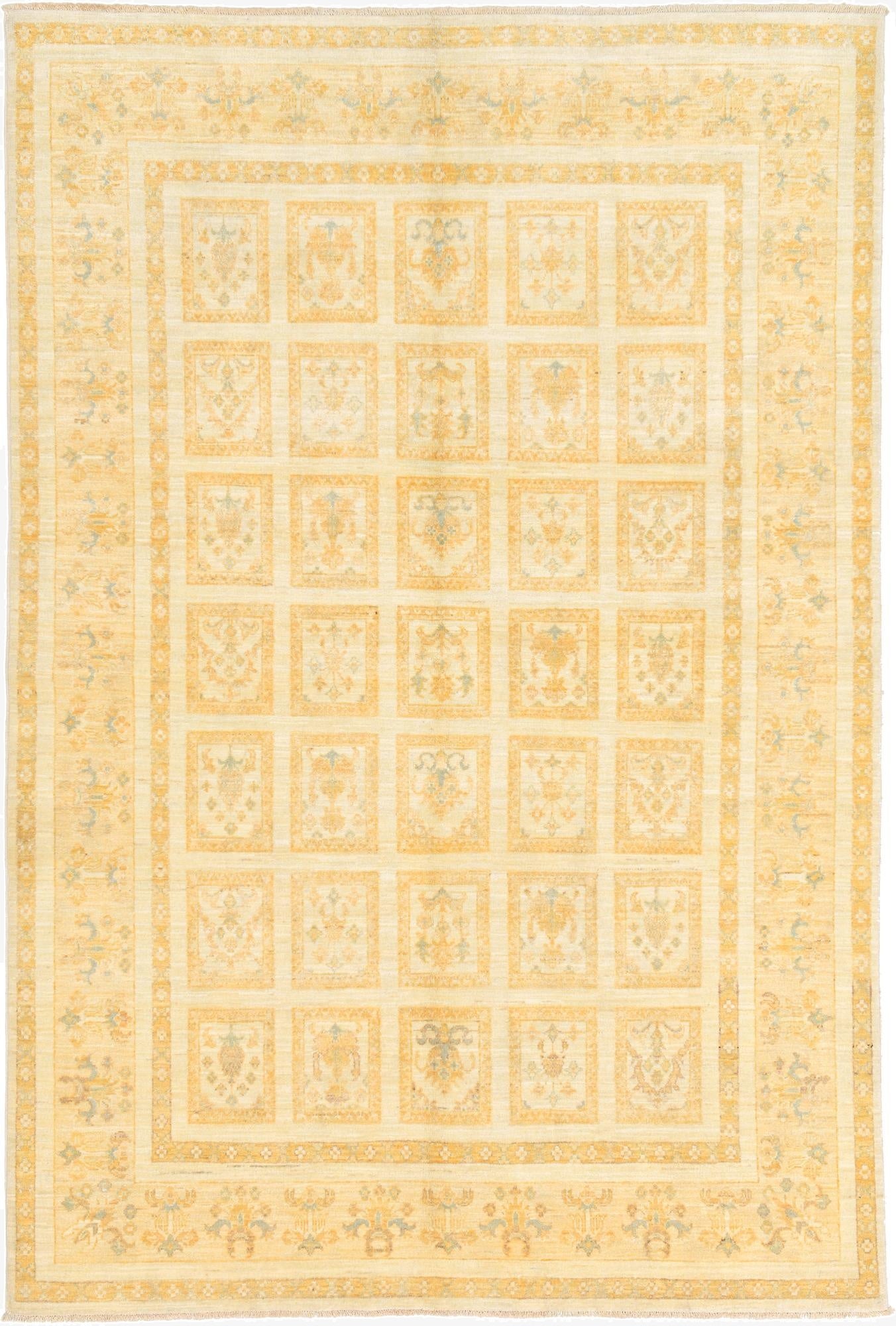  5' 7 x 8' 3  Hand Knotted Ariana Ziegler Oriental Rug