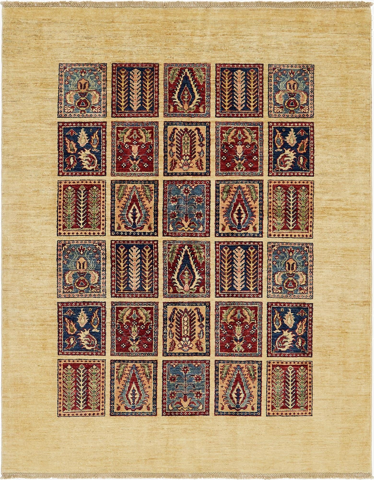  5' 4 x 6' 9  Hand Knotted Ariana Ziegler Rug