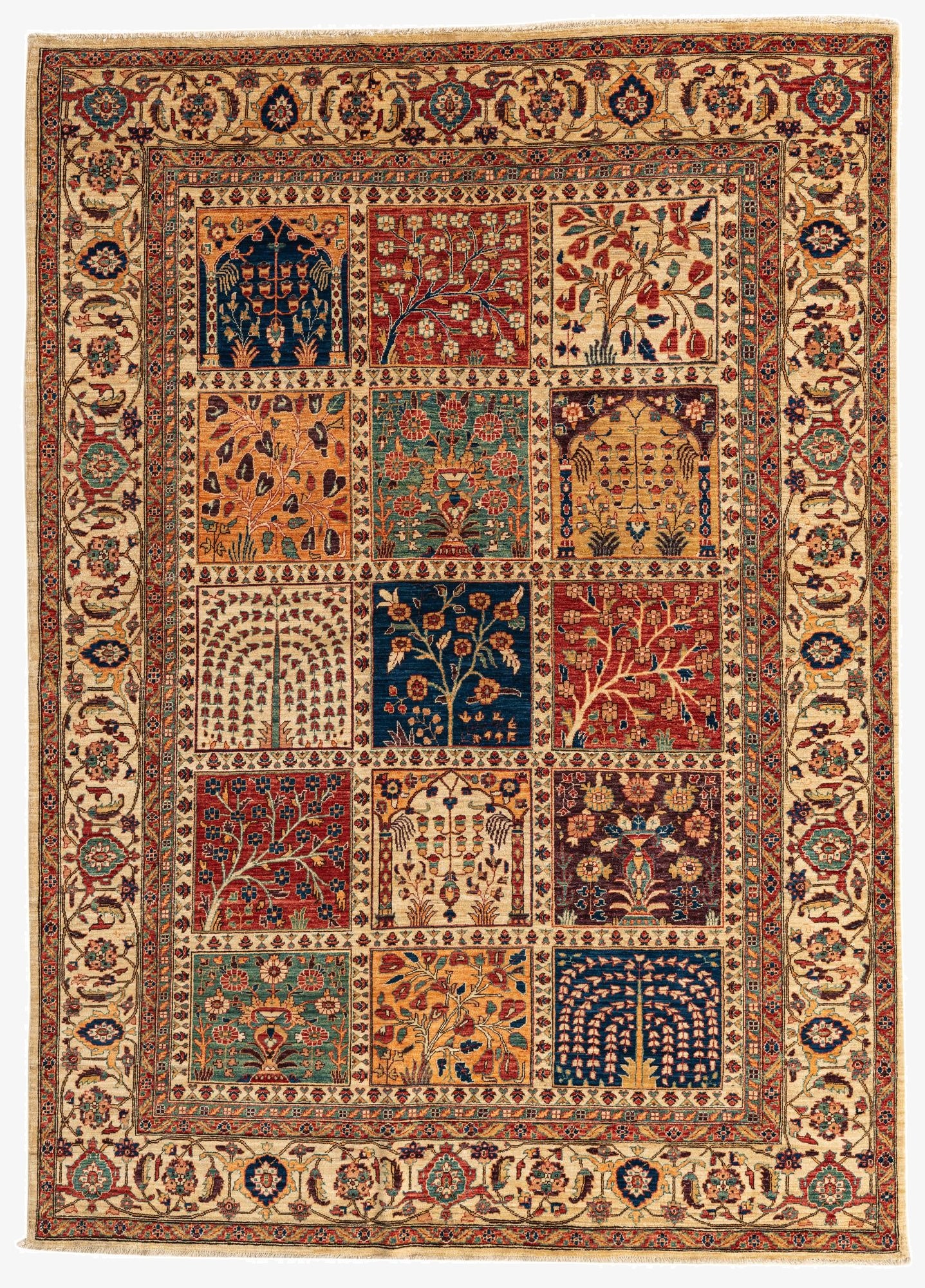 5' 10 x 8' 3  Hand Knotted Ariana Ziegler Oriental Rug