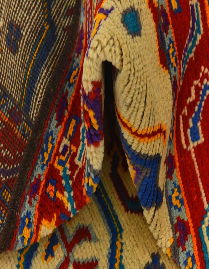 Detail image of  3' 7 x 5' 6  Hand Knotted Balouch Wool Rug