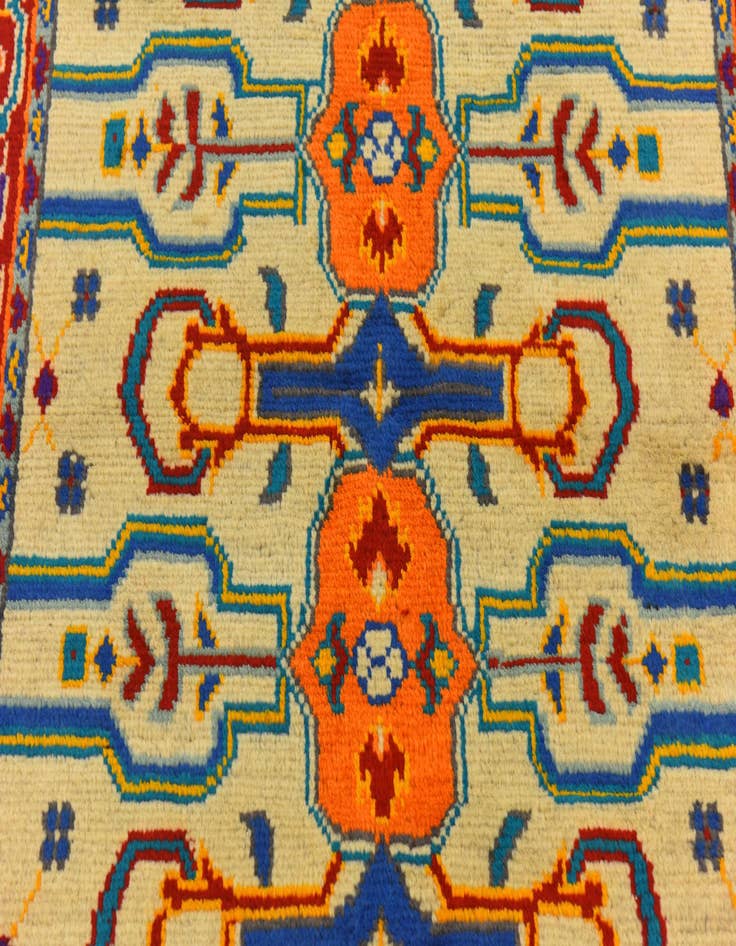 Detail image of  3' 7 x 5' 6  Hand Knotted Balouch Wool Rug