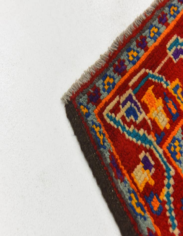 Detail image of  3' 7 x 5' 6  Hand Knotted Balouch Wool Rug