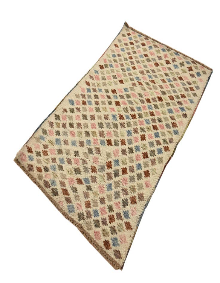 Detail image of  2' 10 x 4' 7  Hand Knotted Balouch Wool Rug