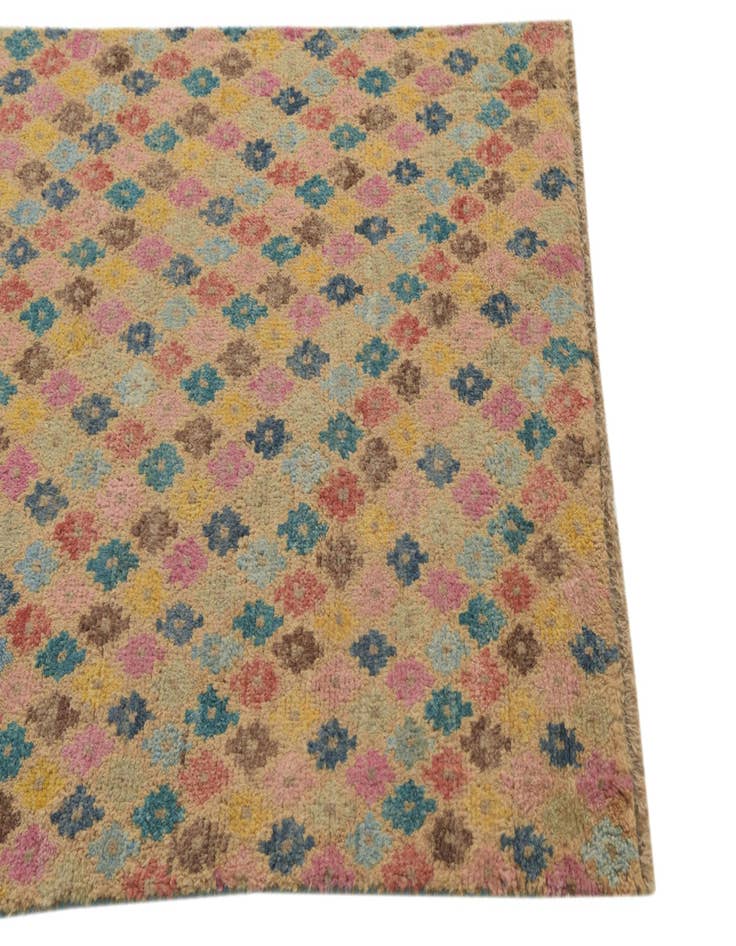 Detail image of  3' 1 x 5'  Hand Knotted Balouch Wool Rug