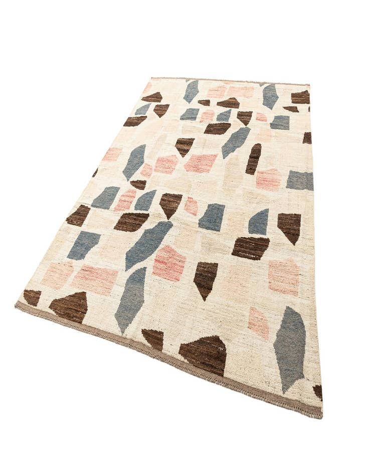 Detail image of  8' 2 x 10' 4  Hand Knotted Beni Marok Rug