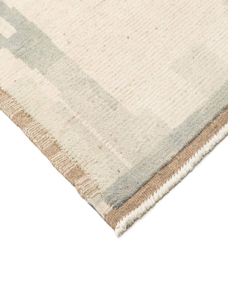 Detail image of  8' 9 x 12' 7  Hand Knotted Beni Marok Rug