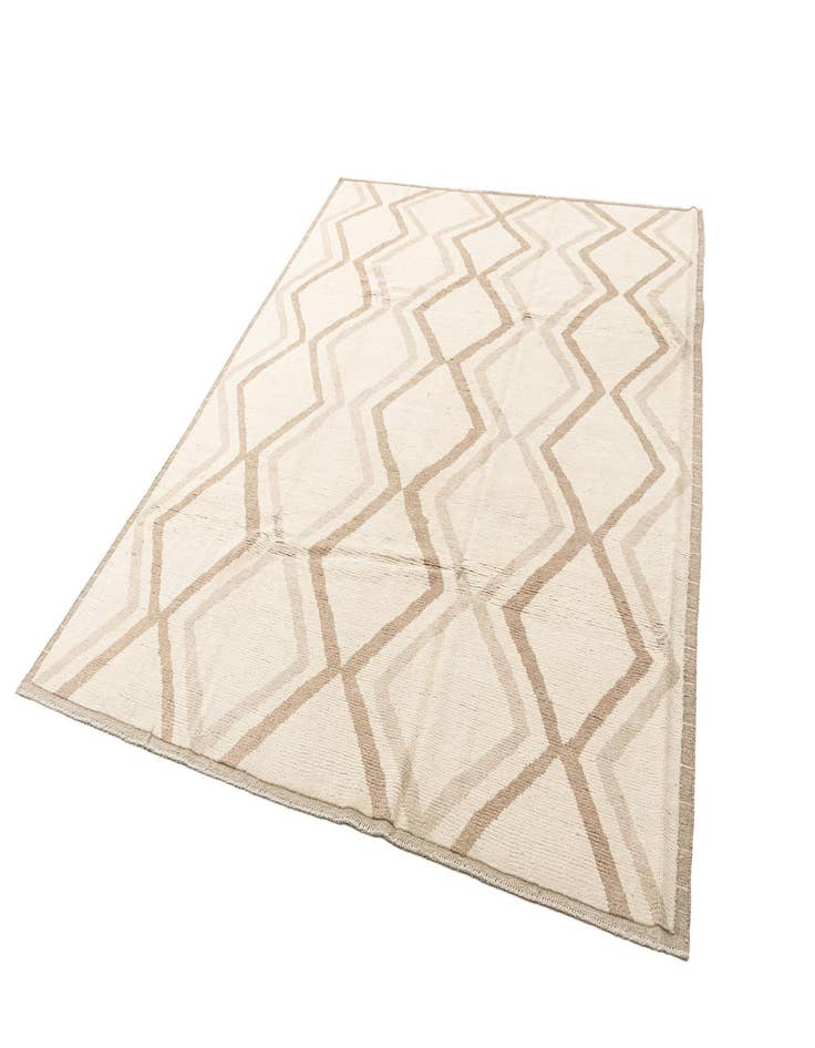 Detail image of  8' 2 x 10' 4  Hand Knotted Beni Marok Rug