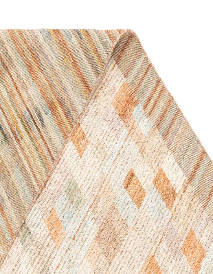Detail image of  8' x 10'  Hand Knotted Beni Marok Rug